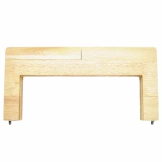 Ahşap Mıknatıslı Çanta Bursu Dikdörtgen ALT300 Ham - Orivyum