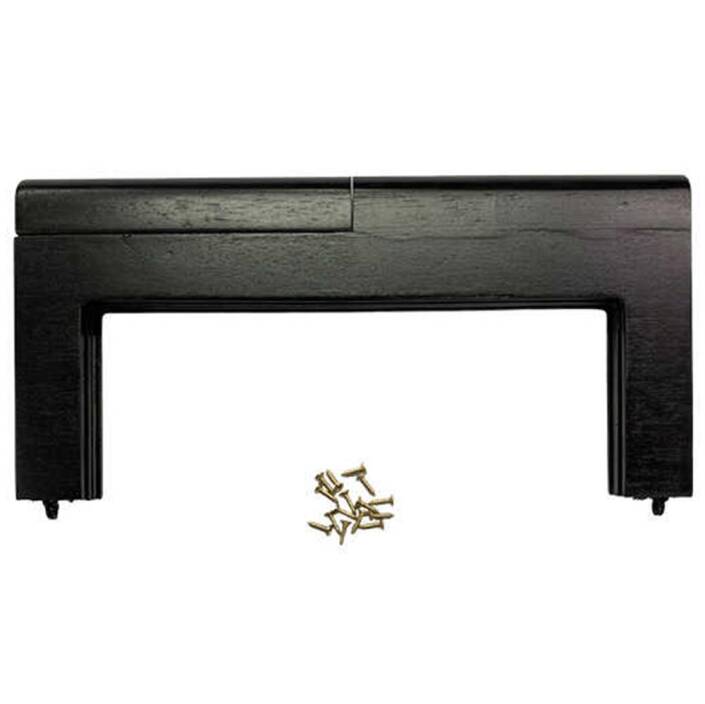 Ahşap Mıknatıslı Çanta Bursu Dikdörtgen ALT300 Siyah - 1