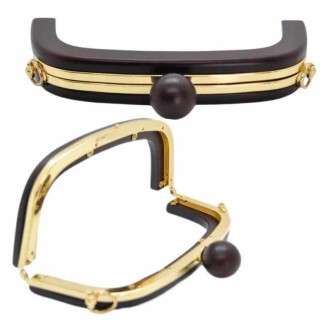 Ahşap Mıknatıslı Çanta Bursu İçi Metal ALT250 Kahve - 3