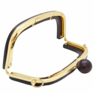 Ahşap Mıknatıslı Çanta Bursu İçi Metal ALT250 Kahve - 4