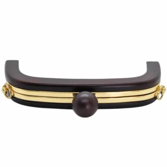 Ahşap Mıknatıslı Çanta Bursu İçi Metal ALT250 Kahve - Orivyum