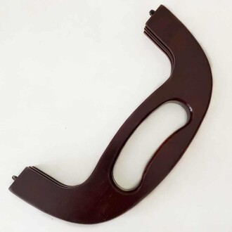 Ahşap Mıknatıslı Çanta Bursu OR18 Kahverengi - Orivyum