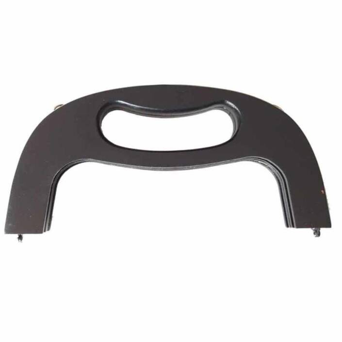 Ahşap Mıknatıslı Çanta Bursu OR18 Siyah - 1