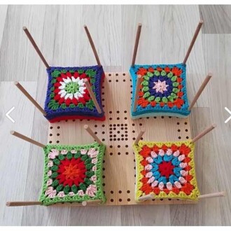 Ahşap Motifmatik Tahtası 30x30 Cm - Orivyum