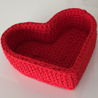 Ahşap Sepet Tabanı Kalp Boyları Beyaz ( 1 Adet ) - Orivyum