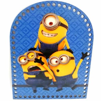 Ahşap Sırt Çanta Plakası C10 Minyonlar - Orivyum