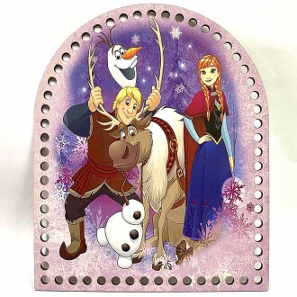Ahşap Sırt Çanta Plakası C19 Frozen - Orivyum