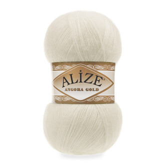 Alize Angora Gold El Örgü İpi 1 Krem - Alize