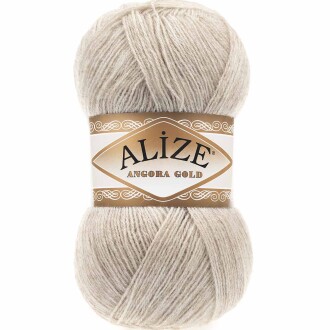 Alize Angora Gold El Örgü İpi 152 Bej Melanj - Alize