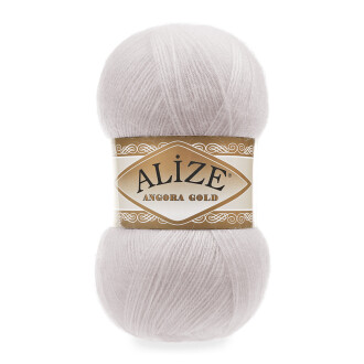 Alize Angora Gold El Örgü İpi 168 Kış Beyazı - Alize