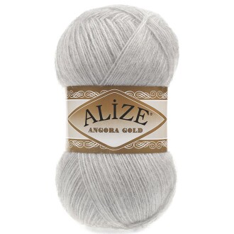 Alize Angora Gold El Örgü İpi 208 A.Gri Melani - Alize