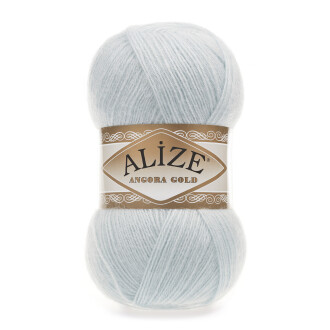Alize Angora Gold El Örgü İpi 514 Buz Mavisi - Alize