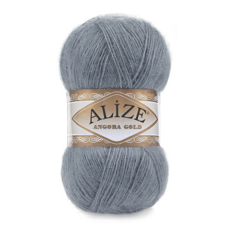 Alize Angora Gold El Örgü İpi 87 Koyu Gri - Alize