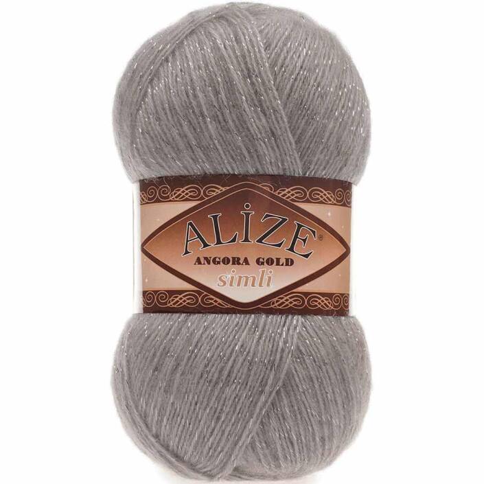 Alize Angora Gold Simli El Örgü İpi 283 Vizon - 1