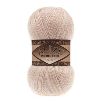 Alize Angora Gold Simli El Örgü İpi 404 Pudra Pembe - Alize