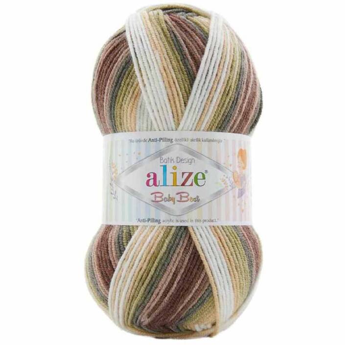 Alize Baby Best Batik El Örgü Bebe İpi 1893 - 1