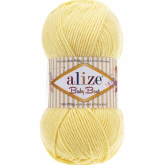 Alize Baby Best El Örgü Bebe İpi 250 Açık Sarı - Alize