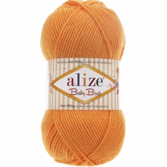 Alize Baby Best El Örgü Bebe İpi 336 Turuncu - Alize