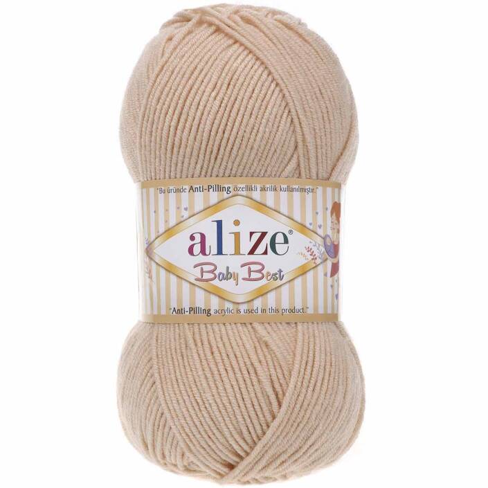 Alize Baby Best El Örgü Bebe İpi 382 Ten Rengi - 1