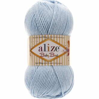Alize Baby Best El Örgü Bebe İpi 40 Mavi - Alize
