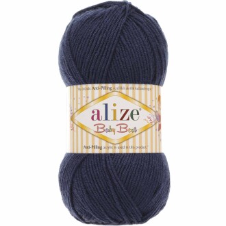 Alize Baby Best El Örgü Bebe İpi 58 Lacivert - Alize