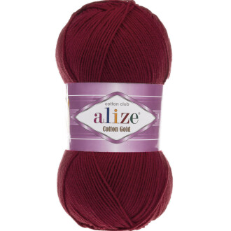 Alize Cotton Gold El Örgü İpi 390 Vişne Çürüğü - Alize
