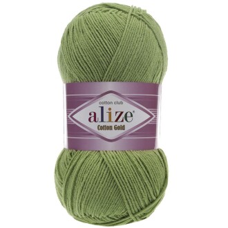 Alize Cotton Gold El Örgü İpi 485 Yeşil - Alize