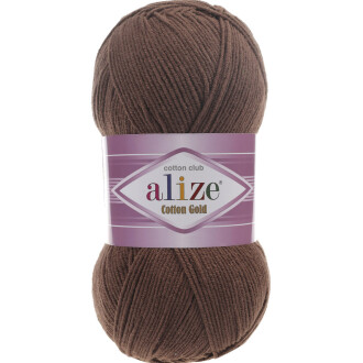 Alize Cotton Gold El Örgü İpi 493 Kahverengi - Alize