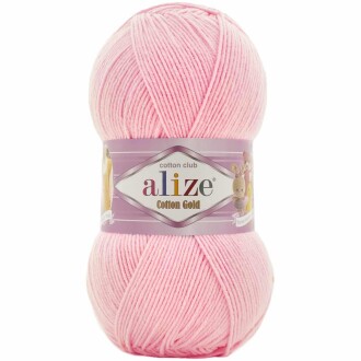 Alize Cotton Gold El Örgü İpi 518 Bebe Pembe - Alize
