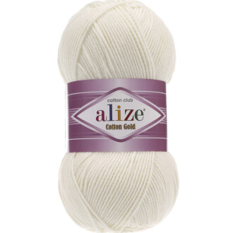 Alize Cotton Gold El Örgü İpi 62 Açık Krem - Alize