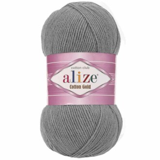 Alize Cotton Gold El Örgü İpi 828 Kömür Gri - Alize