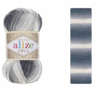 Alize Diva Batik El Örgü İpi 1900 - 2