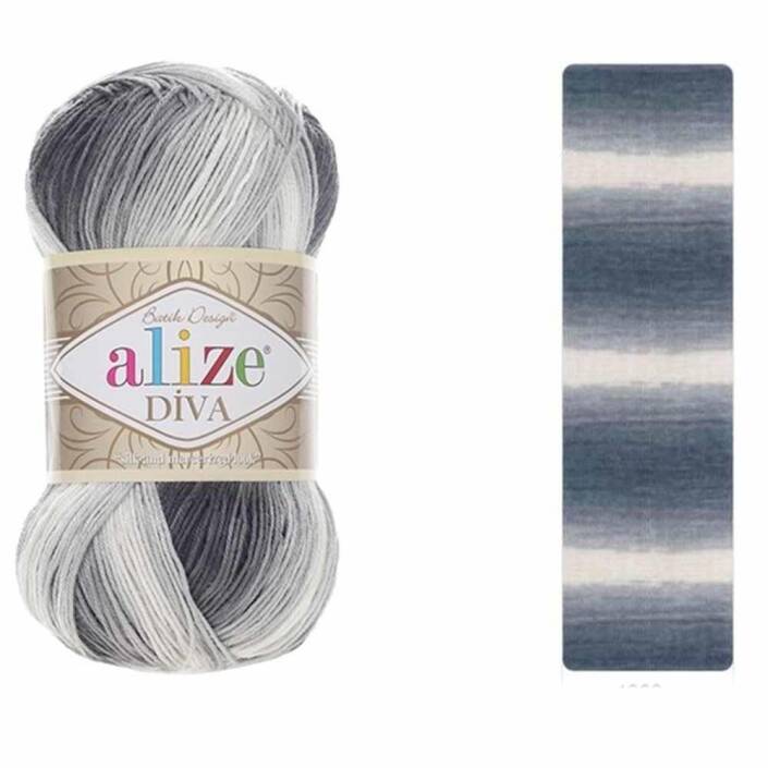 Alize Diva Batik El Örgü İpi 1900 - 2