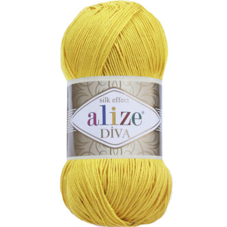 Alize Diva El Örgü İpi 110 Sarı - Alize