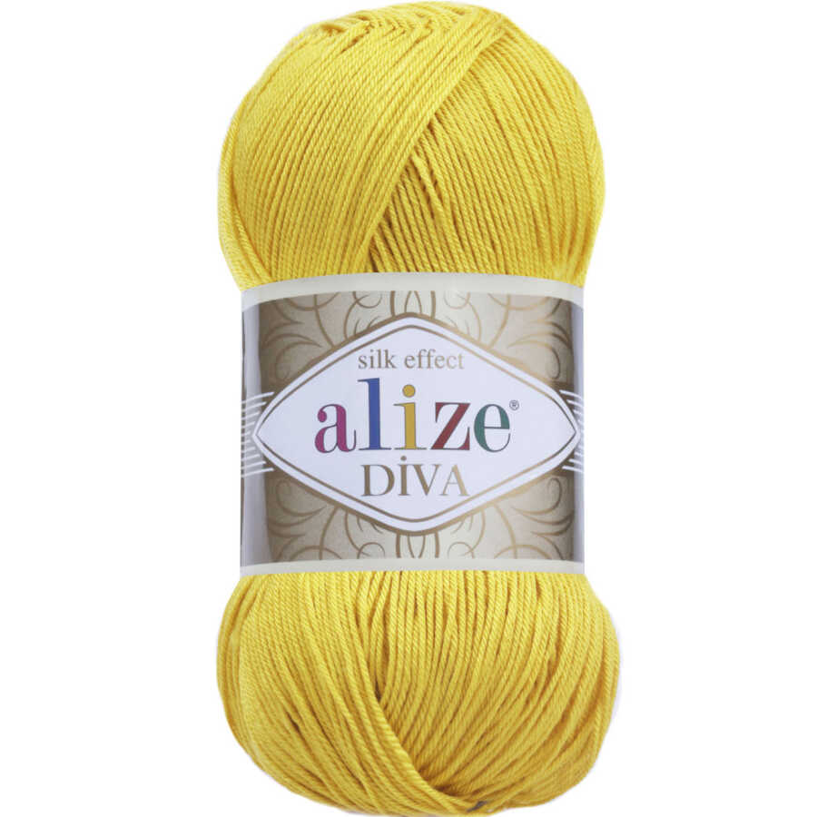 Alize Diva El Örgü İpi 110 Sarı