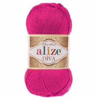 Alize Diva El Örgü İpi 149 Fuşya - Alize