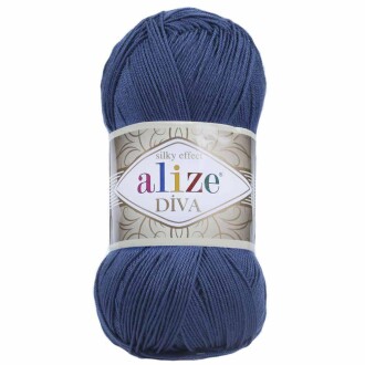 Alize Diva El Örgü İpi 279 Gece Mavisi - Alize