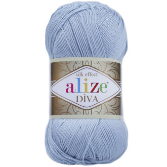 Alize Diva El Örgü İpi 350 Deniz Mavisi - Alize