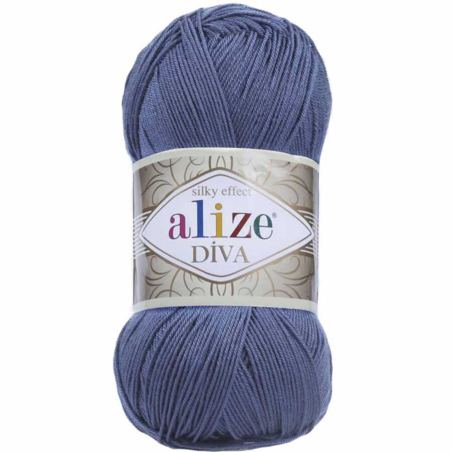 Alize Diva El Örgü İpi 353 Havacı Mavi