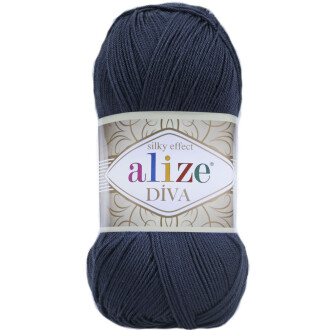 Alize Diva El Örgü İpi 361 Lacivert - Alize