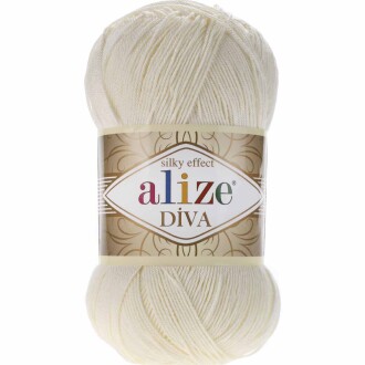 Alize Diva El Örgü İpi 383 Taş Rengi - Alize