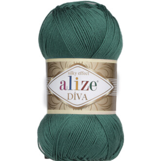 Alize Diva El Örgü İpi 453 Zümrüt Yeşili - Alize