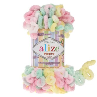 Alize Puffy Color El Örgü İpi 5862 - Alize