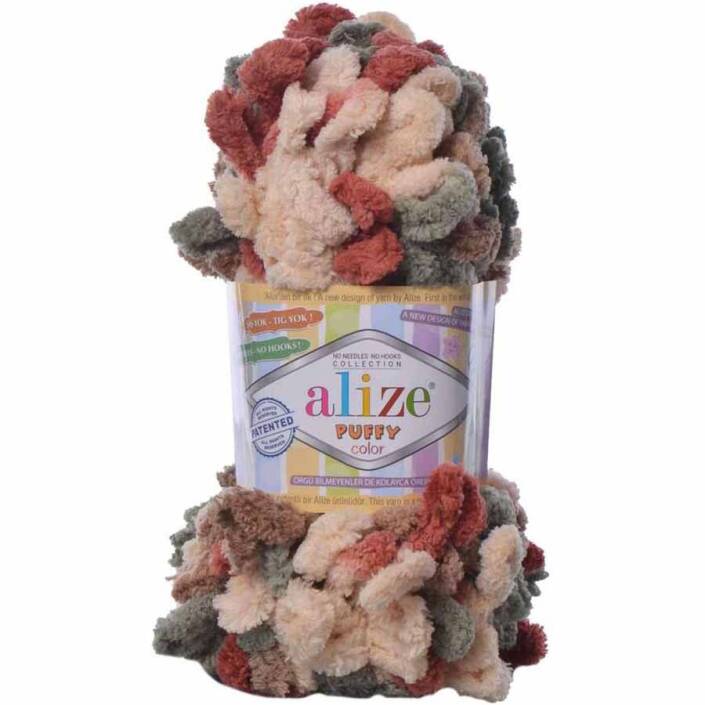 Alize Puffy Color El Örgü İpi 6039 - 1