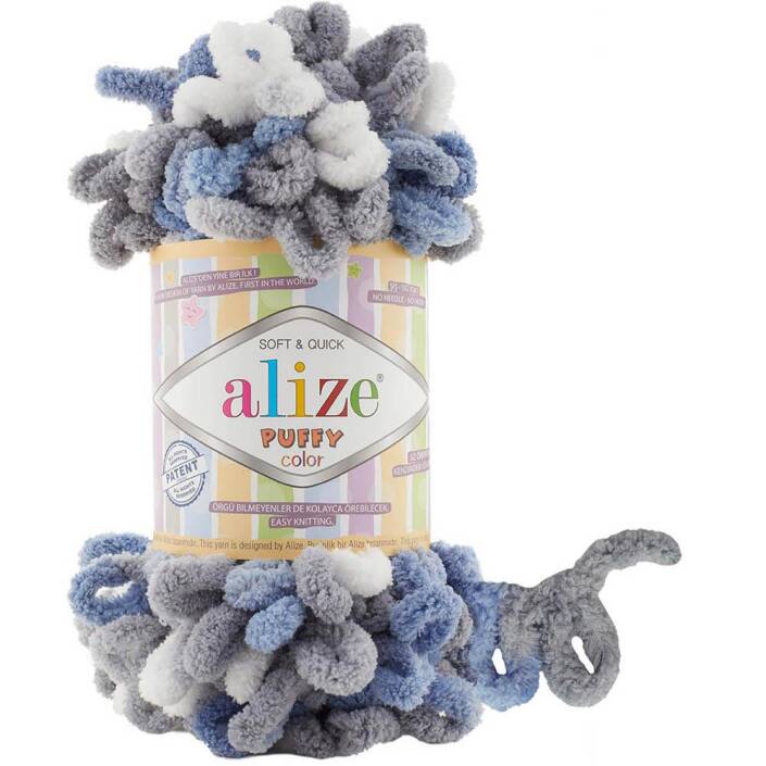 Alize Puffy Color El Örgü İpi 6075 - 1