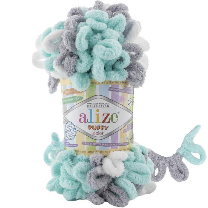 Alize Puffy Color El Örgü İpi 6408 - 1