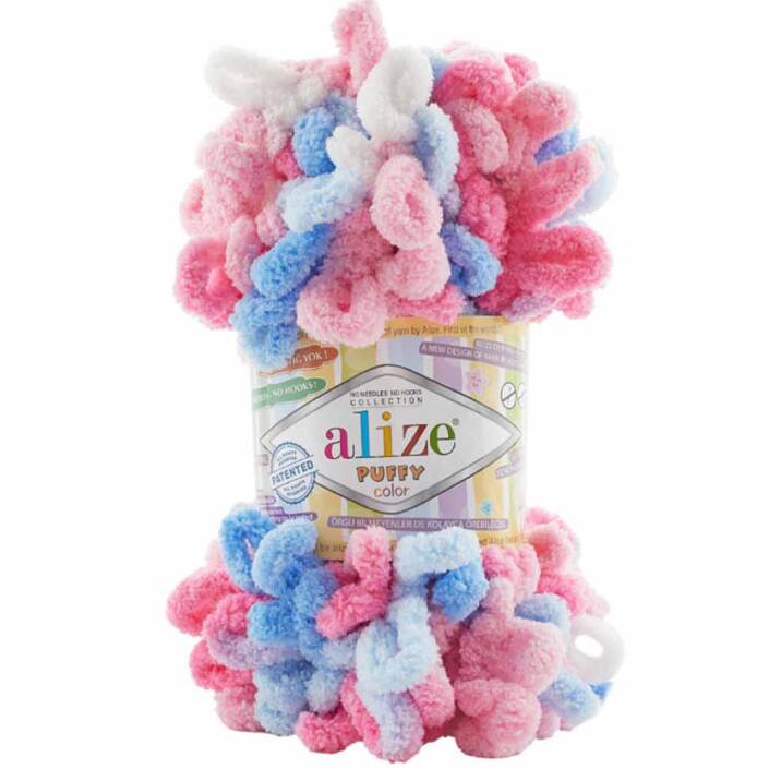 Alize Puffy Color El Örgü İpi 6525 - 1
