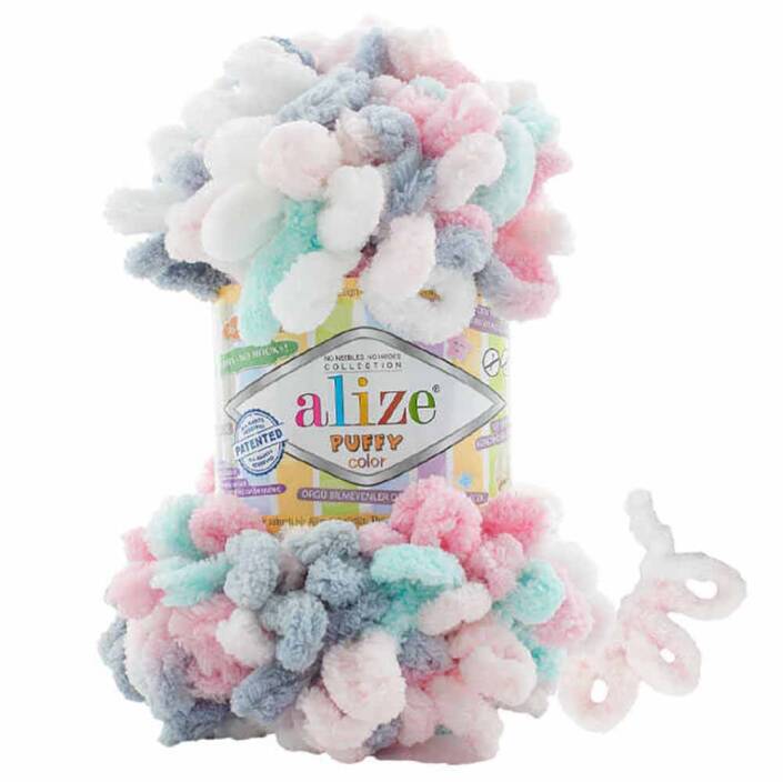 Alize Puffy Color El Örgü İpi 6529 - 1