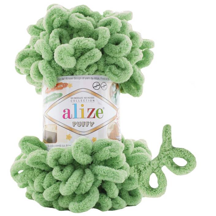 Alize Puffy El Örgü İpi 103 Kuşkonmaz - 1