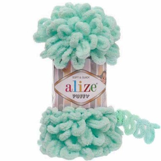 Alize Puffy El Örgü İpi 19 Açık Mint - Alize
